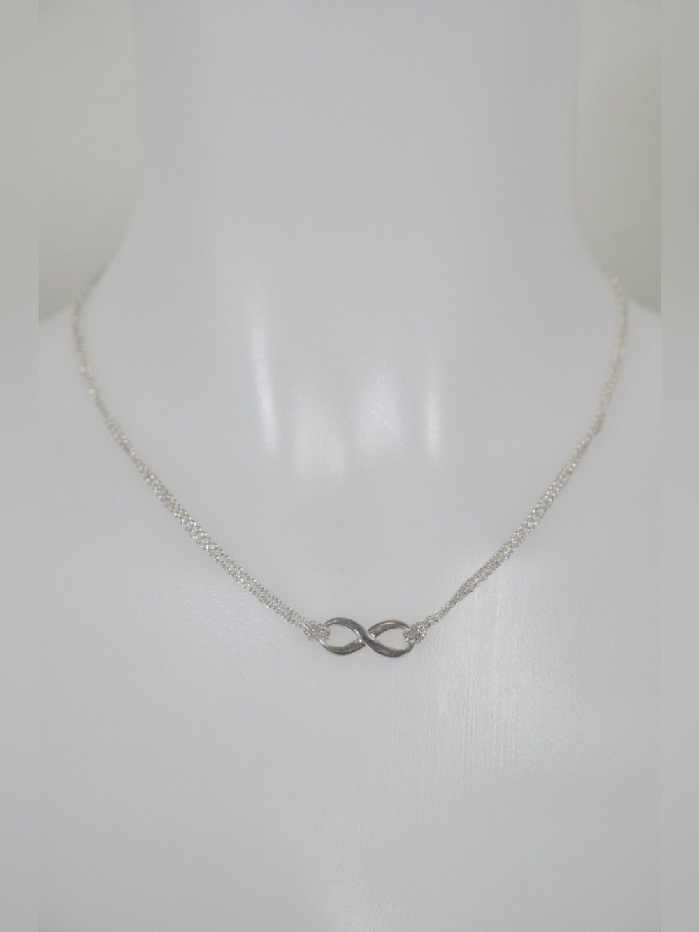 Sterling Silver Infinity Necklace by Tiffany & Co. - Picture 9 of 16